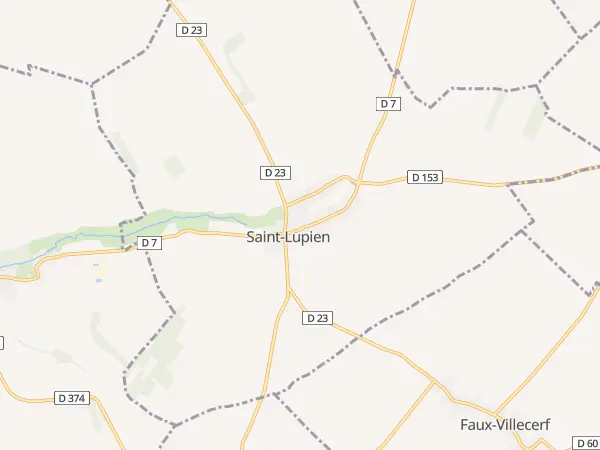 Plan de Saint-Lupien