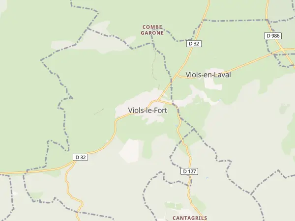 Plan de Viols-le-Fort