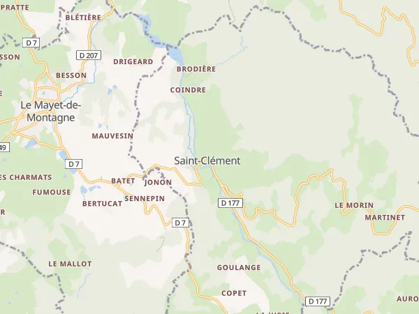 Plan de Saint-Clément