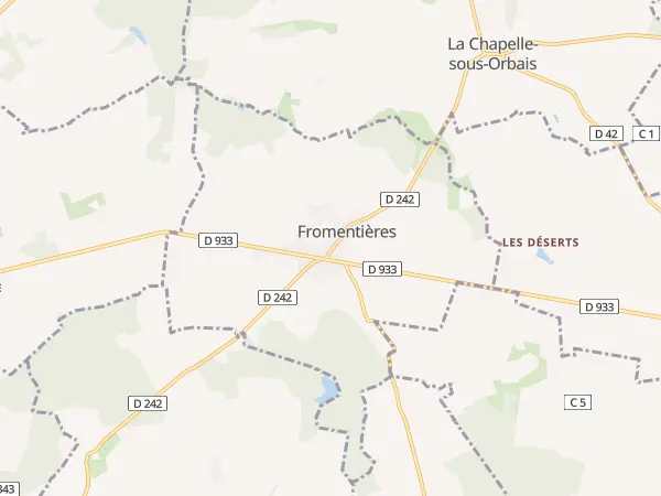 Plan de Fromentières