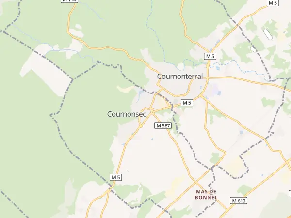 Plan de Cournonsec