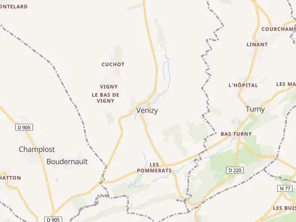 Plan de Venizy