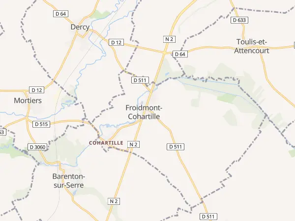 Plan de Froidmont-Cohartille