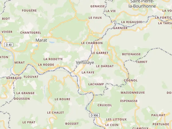 Plan de Vertolaye