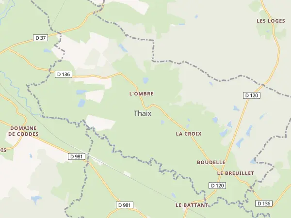 Plan de Thaix