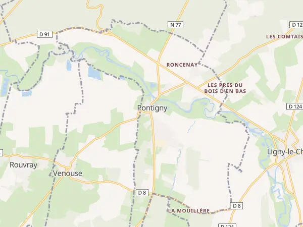 Plan de Pontigny