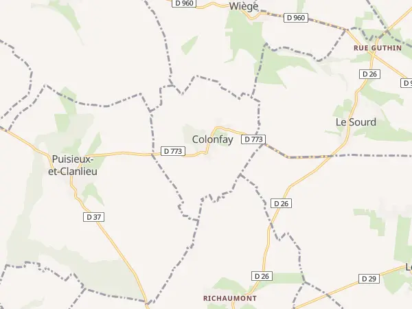 Plan de Colonfay