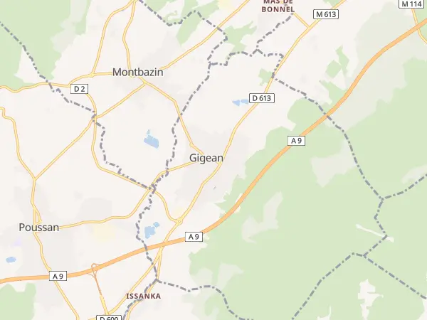 Plan de Gigean