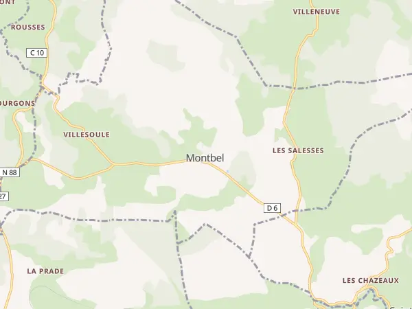 Plan de Montbel