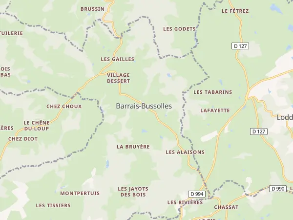 Plan de Barrais-Bussolles