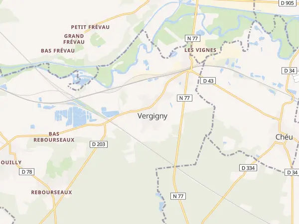 Plan de Vergigny
