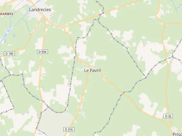 Plan du Favril