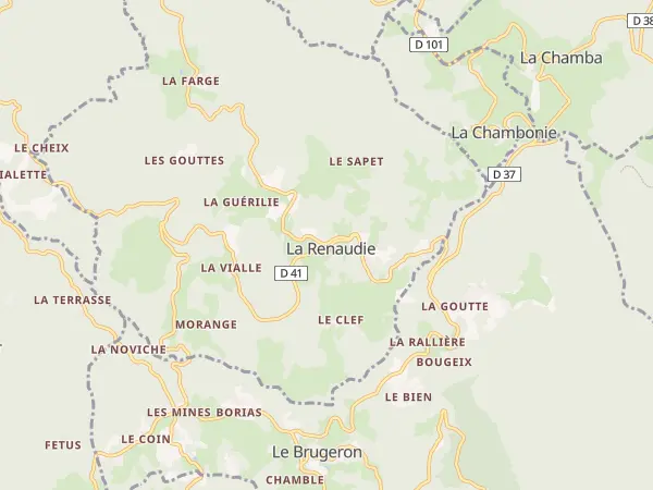 Plan de La Renaudie