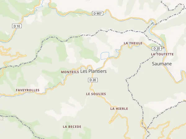 Plan des Plantiers