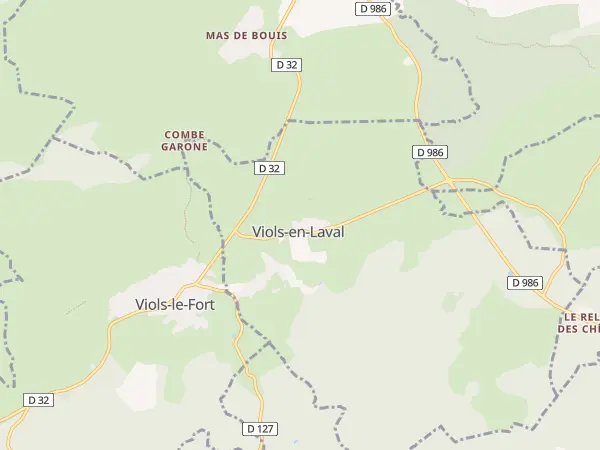 Plan de Viols-en-Laval