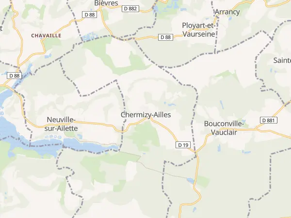 Plan de Chermizy-Ailles
