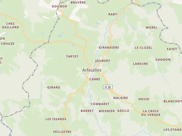 Plan de Arfeuilles
