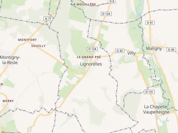 Plan de Lignorelles