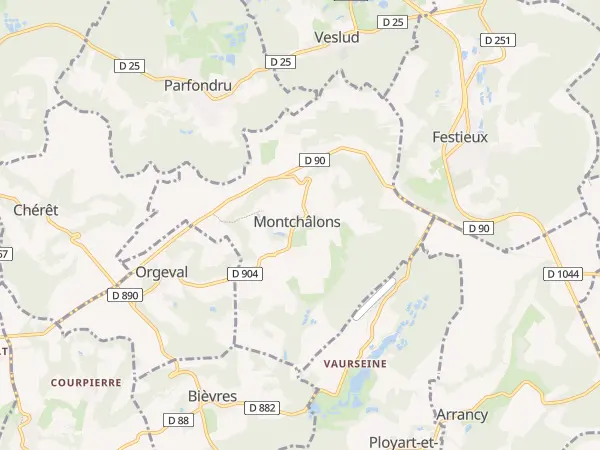 Plan de Montchâlons