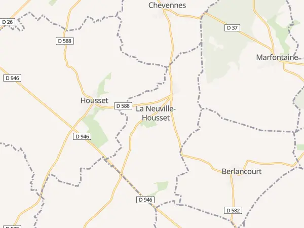 Plan de La Neuville-Housset