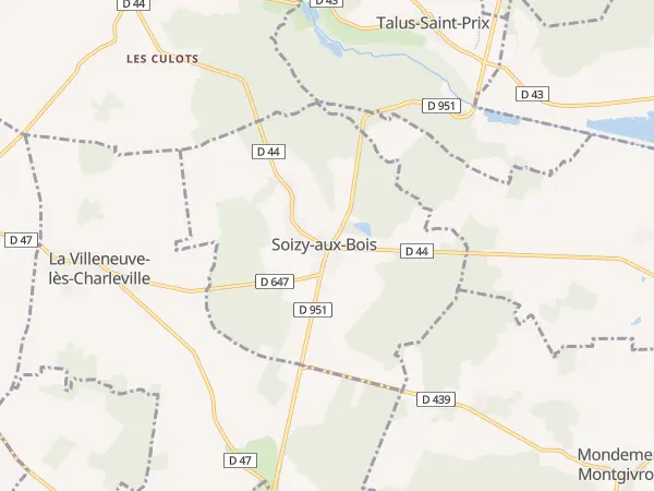 Plan de Soizy-aux-Bois