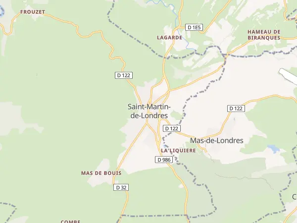Plan de Saint-Martin-de-Londres