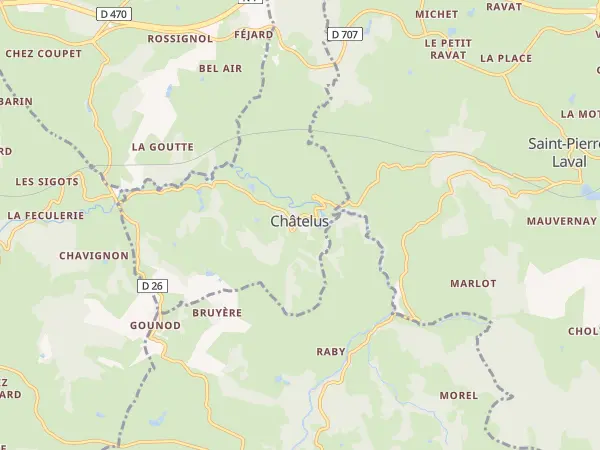 Plan de Châtelus