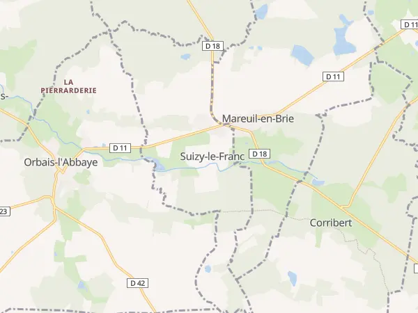 Plan de Suizy-le-Franc