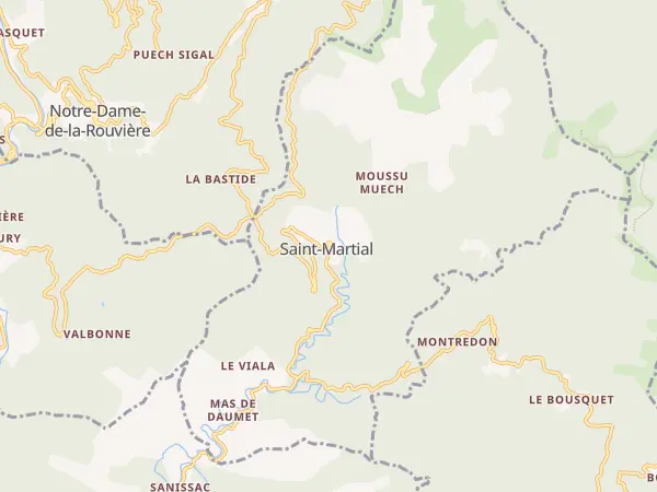 Plan de Saint-Martial