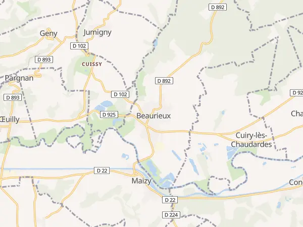 Plan de Beaurieux