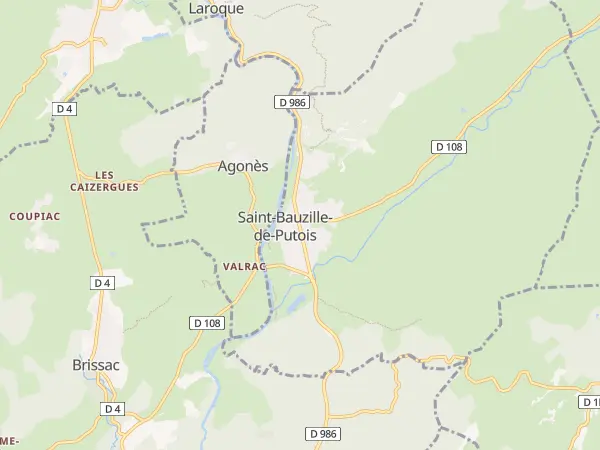 Plan de Saint-Bauzille-de-Putois