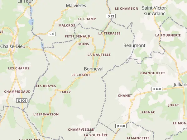 Plan de Bonneval