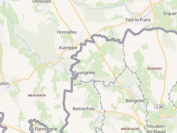 Plan de Gussignies