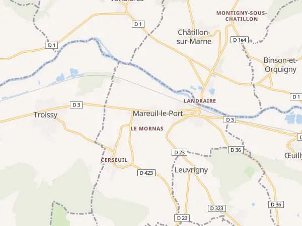Plan de Mareuil-le-Port