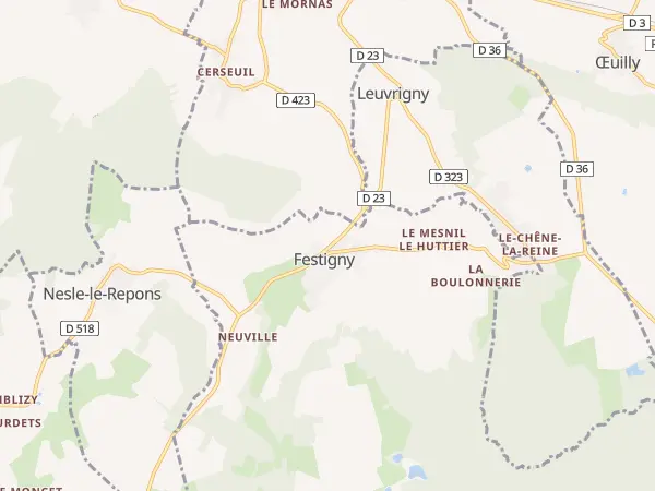 Plan de Festigny