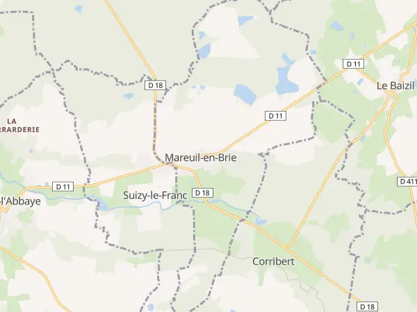 Plan de Mareuil-en-Brie