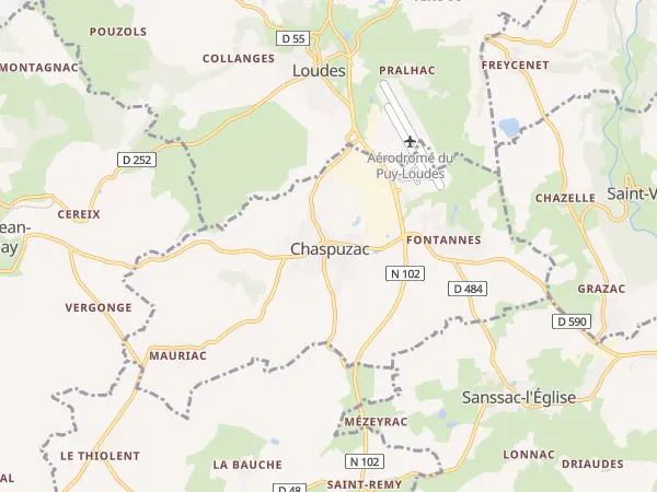 Plan de Chaspuzac