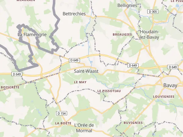 Plan de Saint-Waast