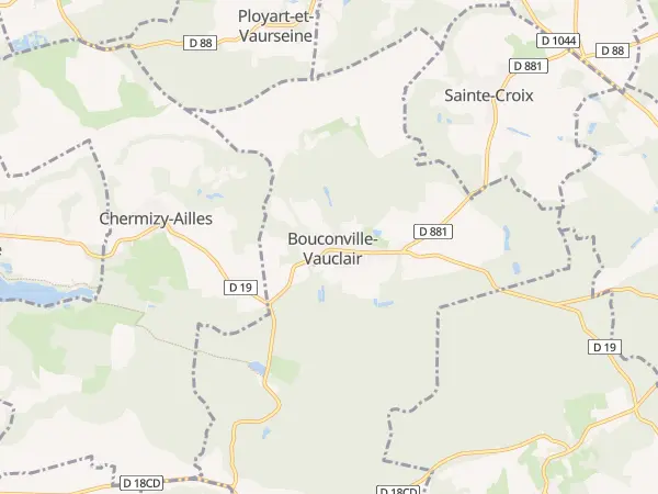 Plan de Bouconville-Vauclair