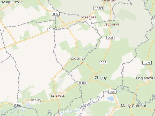 Plan de Crupilly