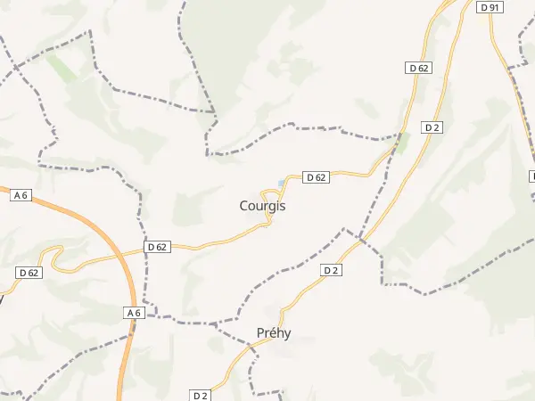 Plan de Courgis