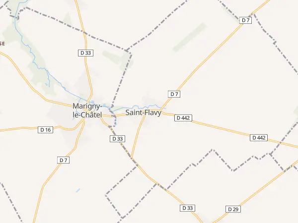 Plan de Saint-Flavy