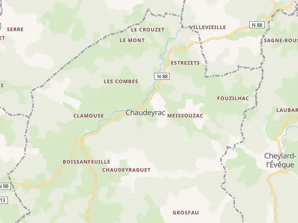 Plan de Chaudeyrac