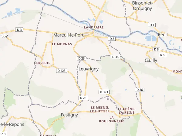 Plan de Leuvrigny