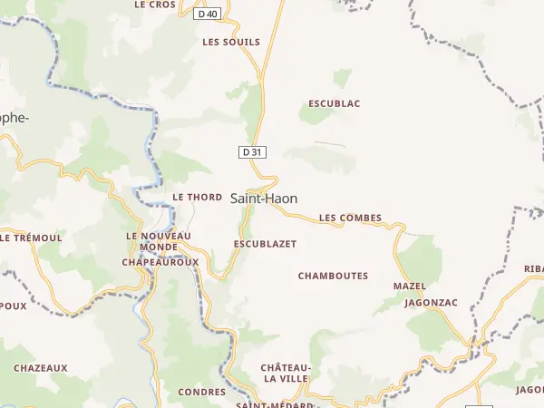 Plan de Saint-Haon