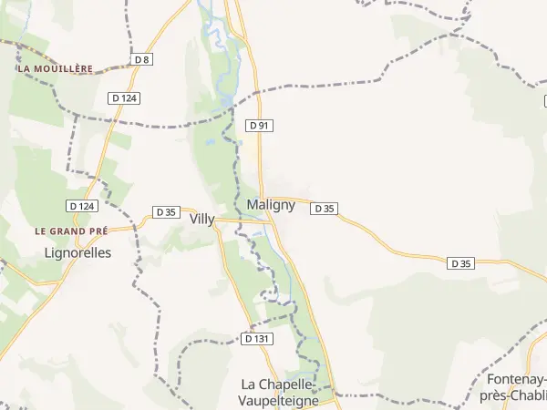 Plan de Maligny