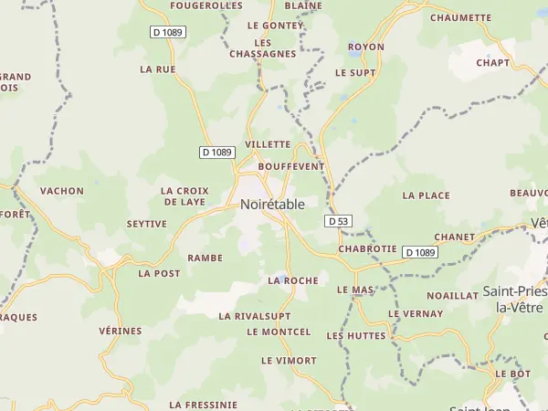 Plan de Noirétable