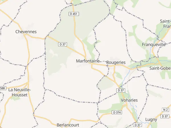 Plan de Marfontaine