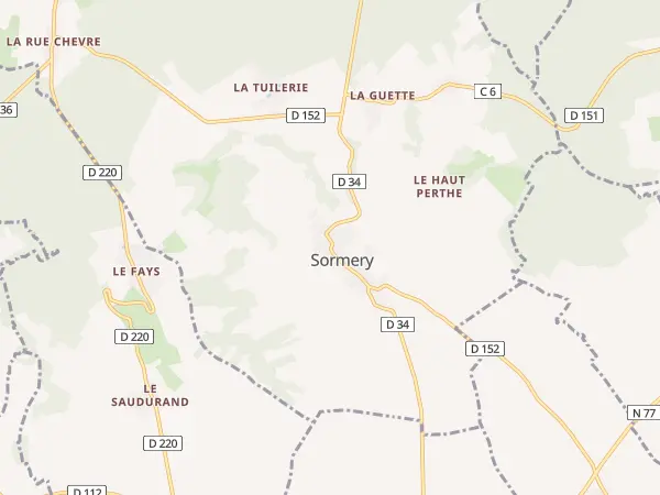 Plan de Sormery