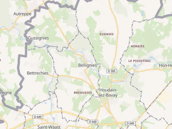 Plan de Bellignies